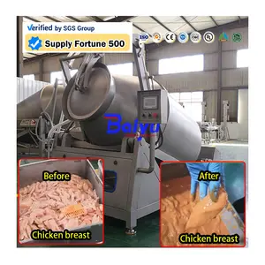 1000L Vacuum Meat Tumbler 1000Kg Meat Vacuum Tumbler Vacuum Tumbler Marinator Meat Massage Mixer
