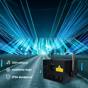 Luce Laser RGB Knight 10w per DJ, <span class=keywords><strong>Discoteca</strong></span>, Palcoscenico, Feste e Spettacoli con Animazioni per Locali Notturni - Product Image 1