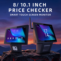 Tableta Android y Windows de 10.1 Pulgadas con Escáner de Código de Barras QR para Inventario, Verificador de Precios de Autoservicio para Supermercados