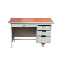 Table de bureau moderne en acier, mobilier de bureau commercial, table de bureau en métal démontable OEM, meilleure vente
