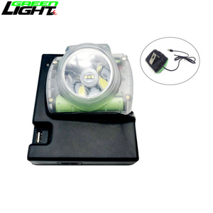 Lampe de mineur sans fil 13000LUX <span class=keywords><strong>GLC</strong></span>-6 résistant aux chocs Miners Cap Lamp étanche IP68 Wireless Cap Lamp <span class=keywords><strong>Rechargeable</strong></span> - Product Image 2