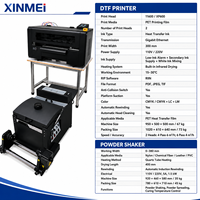 Printer Transfer Panas DTF A3 Baru Kompatibel dengan Epson XP600, Printer Tekstil Digital Otomatis Stainless Steel, Printer DTF Dual Head