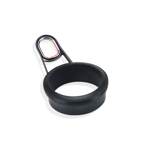 Anillas de cerámica negras FISHERBON Fisherman's Bund con ojo de color SIC para cañas de surfcasting - Product Image 1