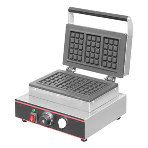 Máquina de acero inoxidable para cocina, máquina de aperitivos, máquina plana para hacer gofres, sándwich <span class=keywords><strong>cubano</strong></span>, panadero de gofres para <span class=keywords><strong>restaurante</strong></span> - Product Image 5