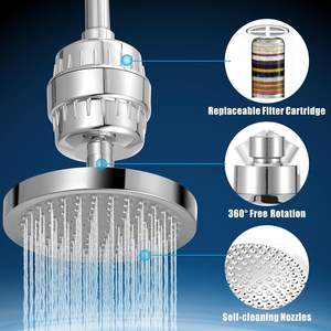 ไส้กรองน้ำสำหรับฝักบัวแบบเปลี่ยนได้ สำหรับสปา/เครื่องกรองน้ำฝักบัวแบบแข็ง - Product Image 3