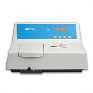 Spectrophotomètre UV-Vis SCITEK à 4 chiffres LED, support de cuvette à 4 positions, précision de la longueur d'onde de 2 nm, spectre de 5 nm - Product Image 1