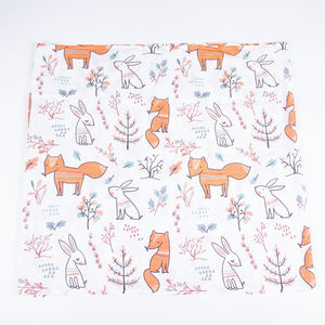 سعر جيد بسعر منخفض الشركة المصنعة للأطفال بطبقة مزدوجة من الخيزران والقطن بطانيات رمي الشاش - Product Image 4