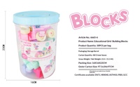 Puzzle fille blocs de construction