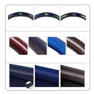 Para Volkswagen VW accesorios volante de cuero completo para Polo Golf 6 GTD Jetta Tiguan <span class=keywords><strong>Passat</strong></span> <span class=keywords><strong>B7</strong></span> B8 GTI <span class=keywords><strong>R</strong></span> GTD Golf7 Mk7 - Product Image 6