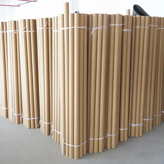 Wholesale custom various thickness kraft recycled rolling mailing cardboard core pipe paper tube