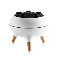 Humidificateur de pulvérisation de méduses de chambre à coucher Smart Home avec volcan de feu 3D et diffuseur de flamme Lumière chaude Garantie 1 an