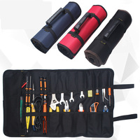 Sac à outils en rouleau grande clé Roll Up Portable 22 poches Kit pochette sac pour électriciens mécaniciens