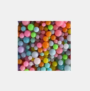 Wholesale 500 Grams Mixed 3-6mm Candy Beads No Hole Slime Supplies Beads Accept Custom Business