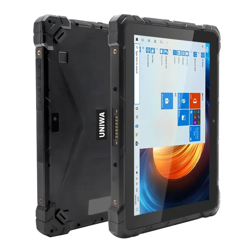 UNIWA WinPad W108 מחוספס <span class=keywords><strong>Tablet</strong></span> <span class=keywords><strong>PC</strong></span> 10.1 אינץ 8GB + 128GB תעשייתי אוטומציה שדות Win10 פרו עמיד למים לוח