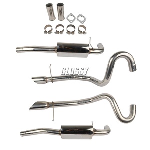 ท่อไอเสียคู่แบบมันวาวสำหรับ94-98มัสแตง V8 <span class=keywords><strong>4.6</strong></span> 5.0L 2.25 "Downpipe - Product Image 3