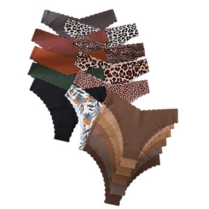 Set Personalizzato di 10 Slip Triangolari Senza Cuciture <span class=keywords><strong>per</strong></span> Donna, con Bordo Smerlato, Lusso Leggero, Intimo Base Premium, Colori Assortiti - Product Image 5