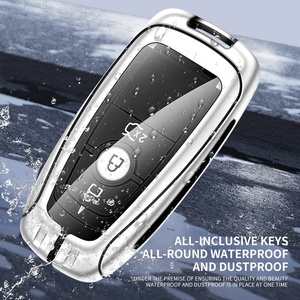 Custodia per Chiavi Auto Personalizzabile in Lega di Zinco Premium per <span class=keywords><strong>Ford</strong></span> <span class=keywords><strong>Fiesta</strong></span> Focus Escape, Cover Antigraffio per Chiave con Portachiavi - Product Image 3