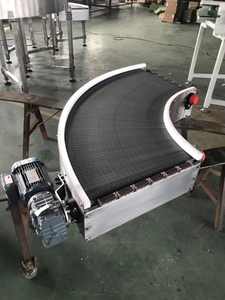 Özelleştirmek Powered 180 derece 360 derece eğrisi hattı yarı daire dönüş bant konveyör birleştirin - Product Image 4