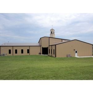 Anpassbare moderne Kirche Leicht stahl konstruktion Vorgefertigtes Fabrik gebäude Massives H-förmiges Stahlträger schweißen Biegen Schneiden - Product Image 1