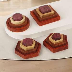 Câu đố bằng gỗ gỗ tự nhiên Câu Đố Montessori hỗ trợ giảng dạy hình dạng hình học phù hợp với đồ chơi giáo dục sớm nhận thức - Product Image 6