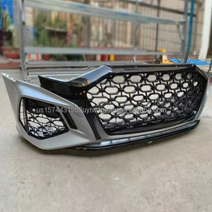 New PNB High Quality RS3 Type Front Bumper Grille for Audi A3 8Y 2021-2024 Upgrade Kit Park Assist <b>Sensor</b> Cutouts Easy Install - Product Image 4