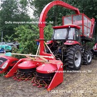 Moissonneuse-batteuse automotrice sur chenilles pour ensilage, avec moteur et surveillance à distance entièrement automatiques, capacité de 80 kg