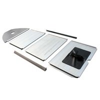 Weishian — bateau gonflable en pvc, bateau gonflable, couleur rouge et noir, avec sol en aluminium