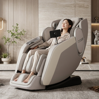 Silla de Masaje 3D Marca Zhouqi, Gravedad Cero, Control por Voz con IA, Carga Inalámbrica, Detección de Salud