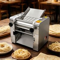 Machine à pâte et à nouilles entièrement automatique en acier inoxydable 304, 110V/220V, pour usage commercial, machine à presser la pâte de comptoir