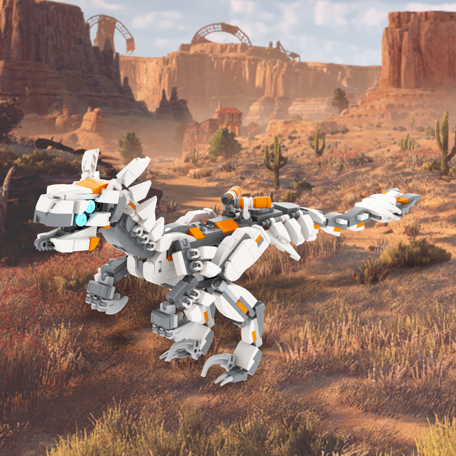 MOC Horizon Zero Dawn Building Block Set for Kids - 553pcs