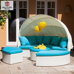 Cama Moderna para Exteriores, Sofá Casual para Patio, <span class=keywords><strong>Terraza</strong></span>, Jardín, Playa, Piscina, Tomar el Sol - Product Image 3