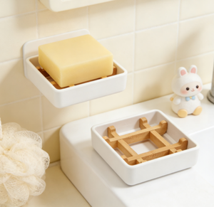 <span class=keywords><strong>Porte</strong></span>-<span class=keywords><strong>savon</strong></span> en bambou écologique avec design à <span class=keywords><strong>angle</strong></span> droit et drainage pour garder le <span class=keywords><strong>savon</strong></span> au sec - Product Image 2