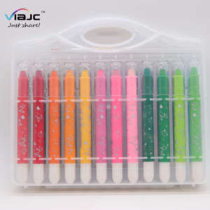 24 colori set gel pastelli cena liscia lavabile blendable torsione pastelli per i bambini regalo con la spazzola - Product Image 5