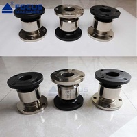 Raccord pivotant DN65 en acier inoxydable avec connexion à double bride CE 2"3"4" Joint mécanique Union rotative universelle à 360° pour tuyaux