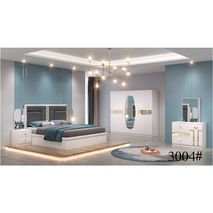 ชุดเฟอร์นิเจอร์ห้องนอนทันสมัย เตียงคิงไซส์และควีนไซส์ แบบเมลามีน - Product Image 5