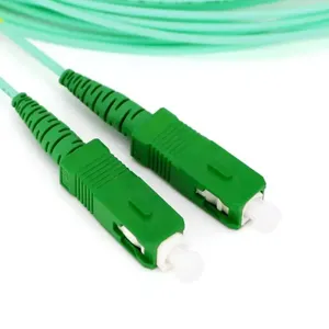 Cable de Fibra Óptica Jarretiere 3.5m Aqua Scapc G657A2, 2m 3m 4m Simplex Sm Verde Scapc, Tarjeta de Conexión de Fibra Óptica - Product Image 1