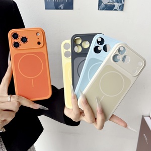 Chất lỏng Silicone kinh doanh thiết kế chống sốc không dây sạc điện thoại di động Trường hợp với điện thoại Grip cho 17 Pro Max/16/15/14 - Product Image 2