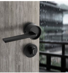 דלת פלוס אבטחה מותאמת אישית דלת מערכת מנעול ביטחון הילד דלת עץ מנעולי מתכת קשה ידיות ידיות ידית חדר אמבטיה - Product Image 5