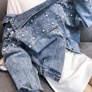 Chaquetas Vaqueras Modernas y Elegantes, Tendencia de Moda, Abrigo Holgado Estilo <span class=keywords><strong>Pera</strong></span>, Clásico y Holgado para Mujer - Product Image 3