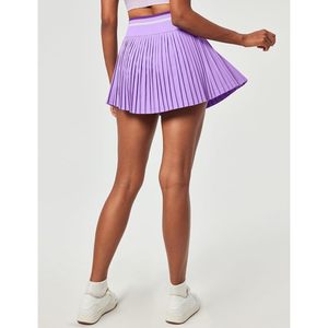 FOXA Pleated Tennis <b>Skirt</b> With Shorts High Waisted Seamless Golf Athletic <b>Skirt</b> For Women With Pocket - Product Image 2