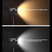 Lumière de studio LED bicolore 200W pour photographie, température de couleur réglable 2700K-6500K, lumière d'appoint vidéo