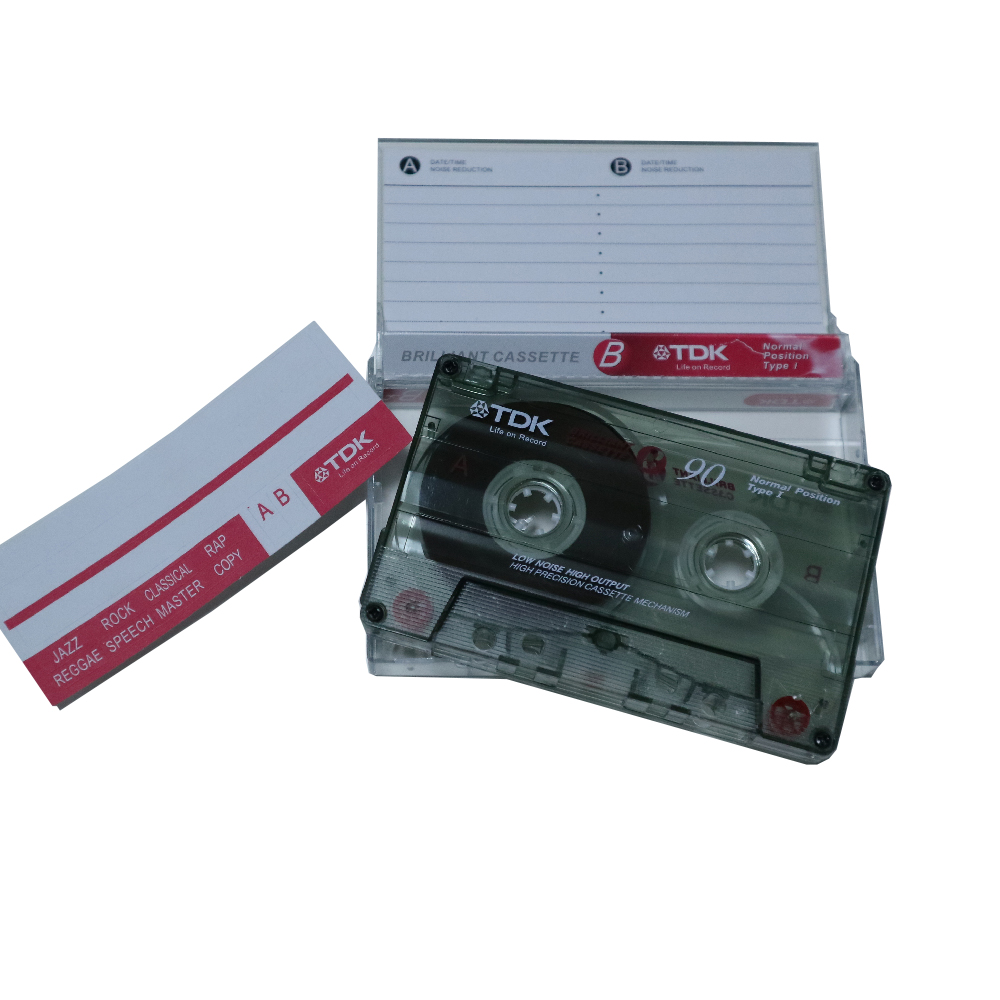 Tape Kaset TDK, dengan Kaset Radio Kosong 90 Menit dan 60 Menit