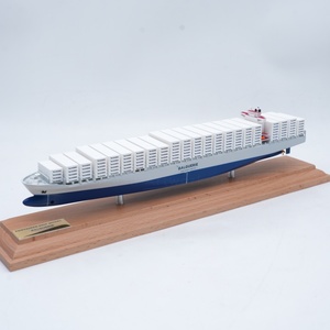 O.A.S Factory's Handgefertigtes Schiffsmodell im Maßstab 1:1000, Schiffsmodell-Ornament, Maßgefertigtes 35cm <span class=keywords><strong>BALG</strong></span> Containerschiff-Modell - Product Image 1