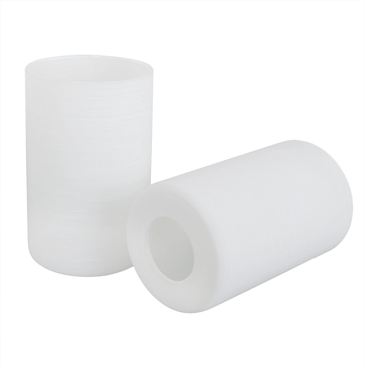 Белый матовый стеклянный абажур, современные цилиндрические стеклянные световые тени для крышки лампы