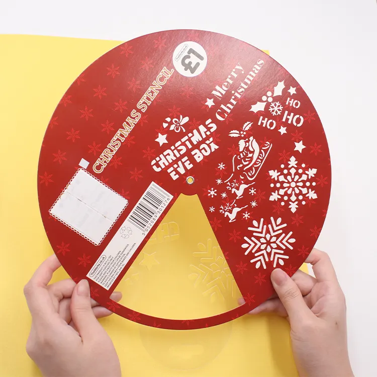 Benutzer definierte Weihnachts schablonen Wieder verwendbare Bastel schablone zum Malen auf Holz Stoff Papier Windows DIY Ornamente Karten für Festival