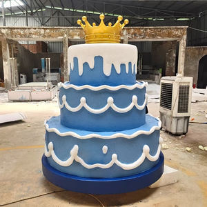 ที่ใส่ไอศกรีมทำจากไฟเบอร์กลาสรูปทรงกรวยลูกอมทำจากเรซินสำหรับตกแต่งงานกิจกรรม - Product Image 3