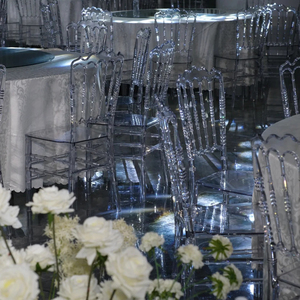 Chaises de banquet de mariage en plein air, chaises Chiavari transparentes, chaises de fête empilables en acrylique, vente chaude - Product Image 4