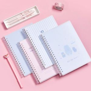 New Design Waterproof PP Binder Spiral Notebook Agendas Custom Journal Monthly Weekly Planner - Product Image 1