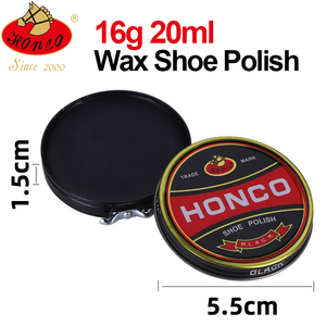 अनुकूलित लोगो जूता पॉलिश 16 ग्राम/40 ग्राम/80 ग्राम चमड़े के चमके जलरोधी रोधी एंटी-माइडओस सभी मौसमों टिन ठोस मोम कर सकते हैं - Product Image 4