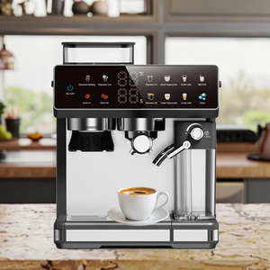 Machine à expresso professionnelle avec moulin intégré et réservoir à lait, 20 bars, machine à expresso automatique, écran tactile intelligent, machine à café glacé - Product Image 2